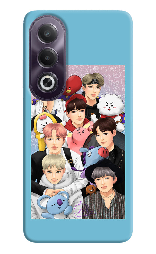 BTS with animals OPPO K12x Back Cover