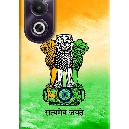 Satyamev Jayate Flag OPPO K12x Hard Case Back Cover by Casekaro