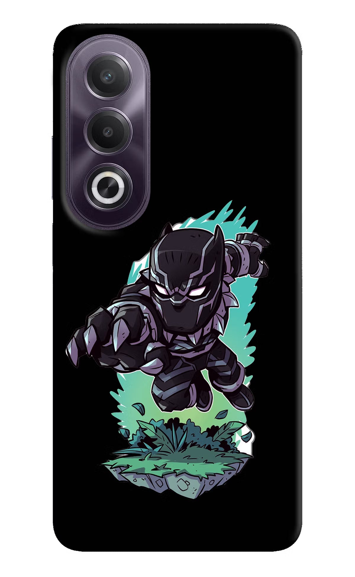 Black Panther OPPO K12x Hard Case Back Cover by Casekaro