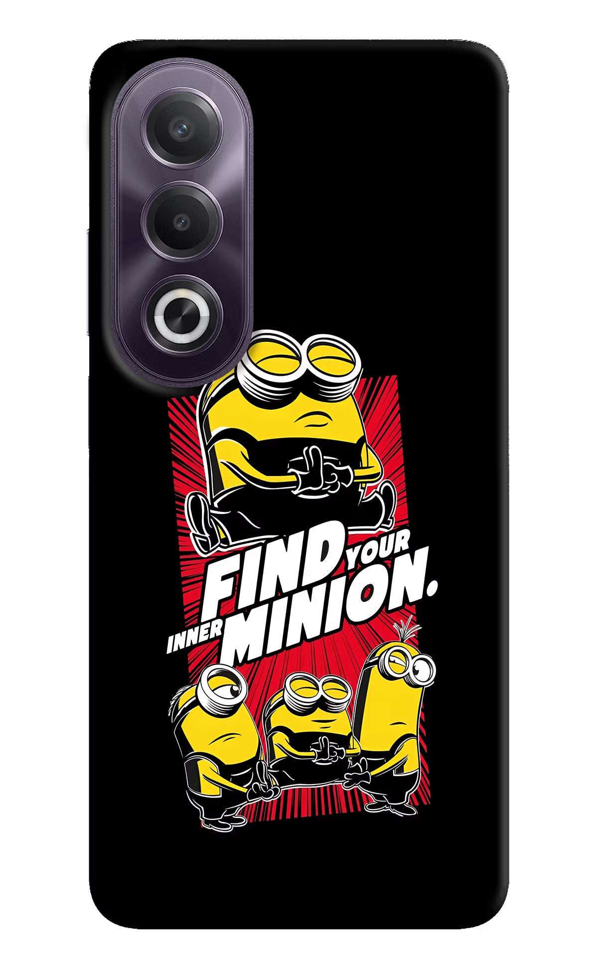 Find your inner Minion OPPO K12x Hard Case Back Cover by Casekaro