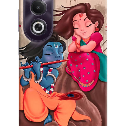 Radhe Krishna OPPO K12x Hard Case Back Cover by Casekaro