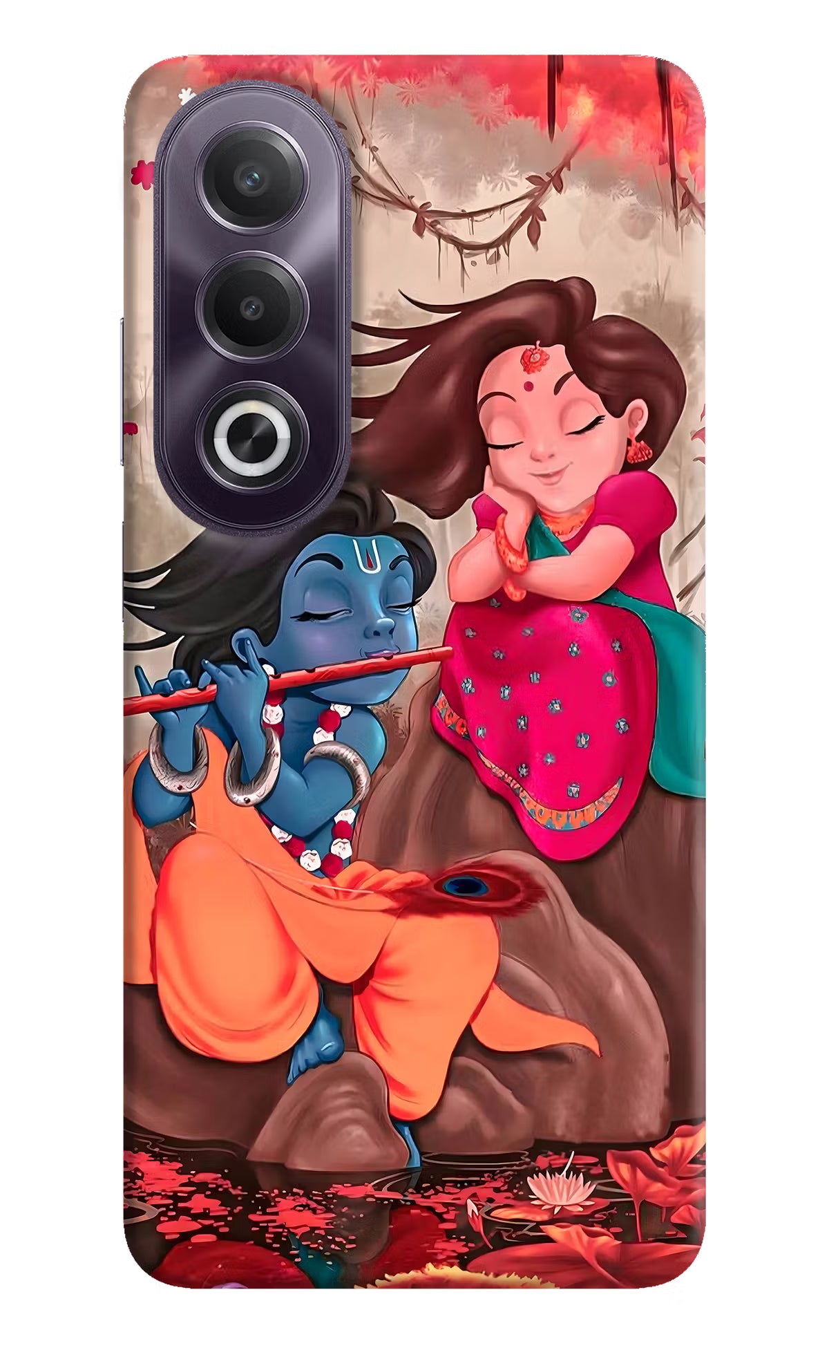 Radhe Krishna OPPO K12x Hard Case Back Cover by Casekaro