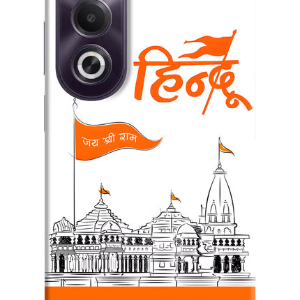 Jai Shree Ram Hindu OPPO K12x Hard Case Back Cover by Casekaro