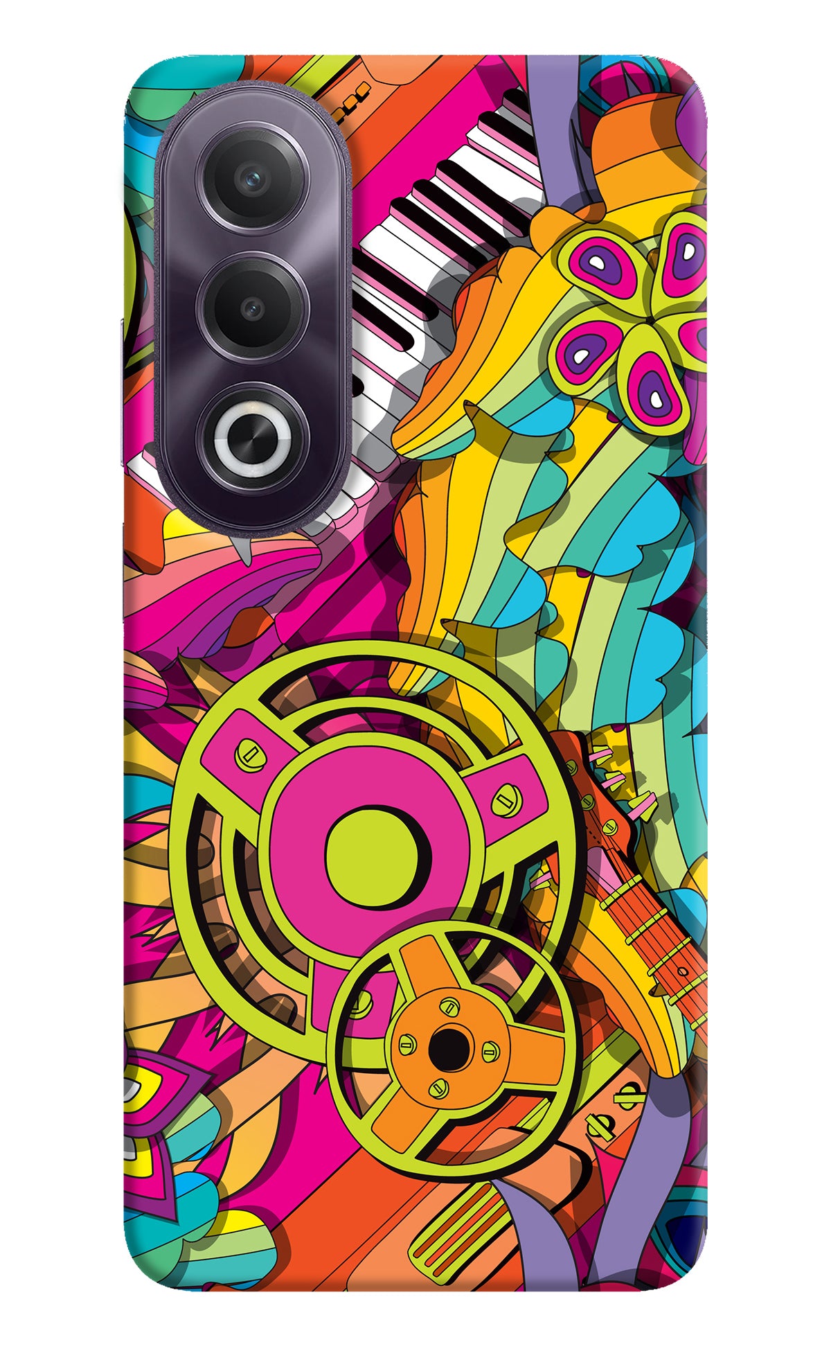 Music Doodle OPPO K12x Back Cover