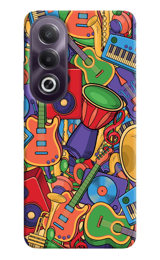 Music Instrument Doodle OPPO K12x Back Cover