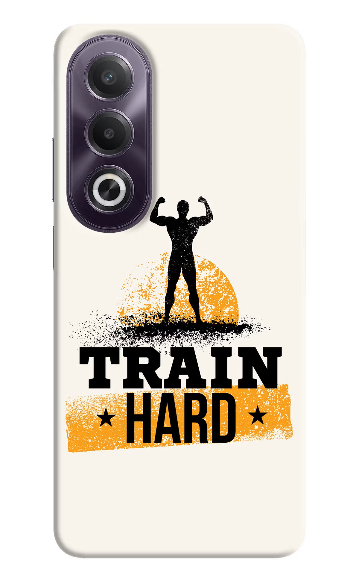 Train Hard OPPO K12x Hard Case Back Cover by Casekaro