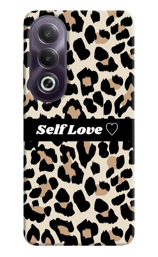 Leopard Print Self Love OPPO K12x Back Cover