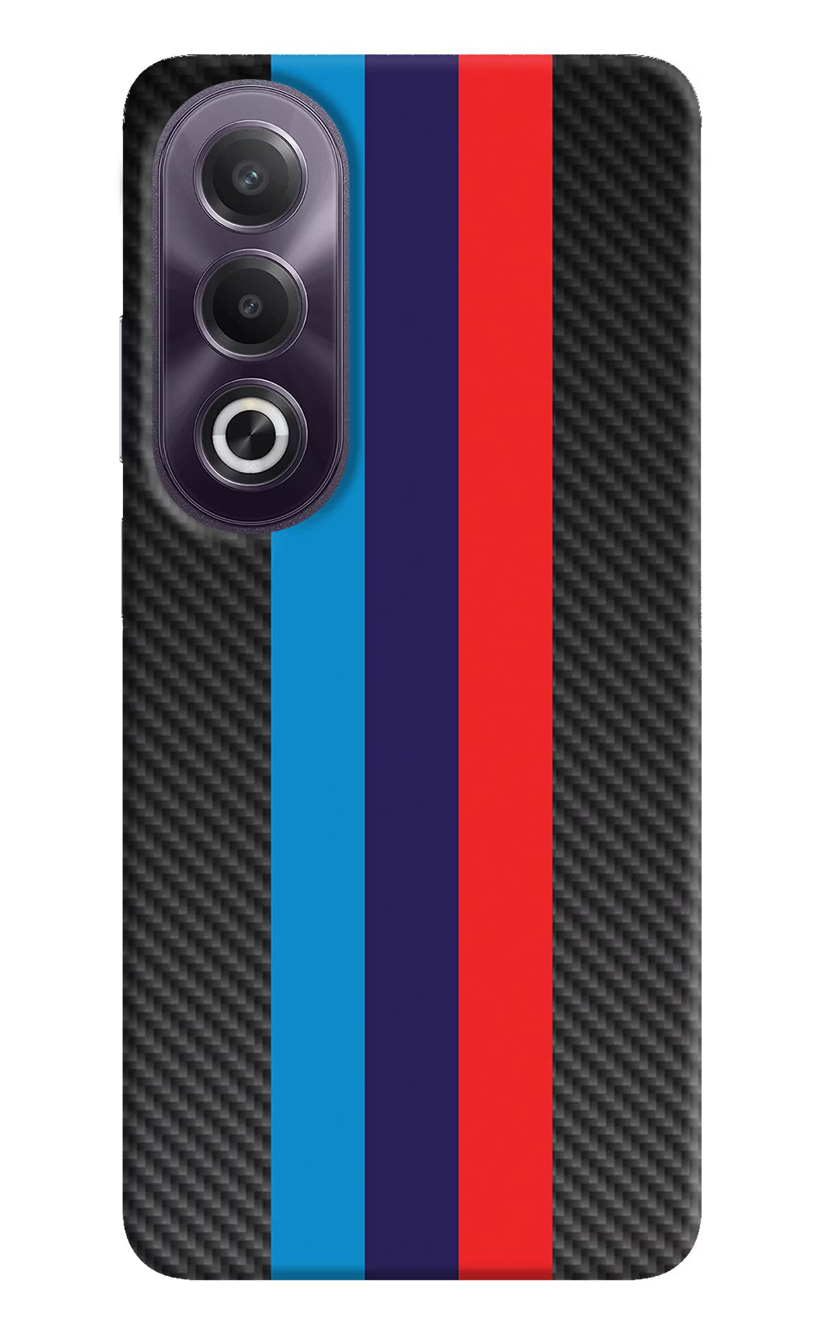 BMW Stripes Pattern OPPO K12x Hard Case Back Cover by Casekaro