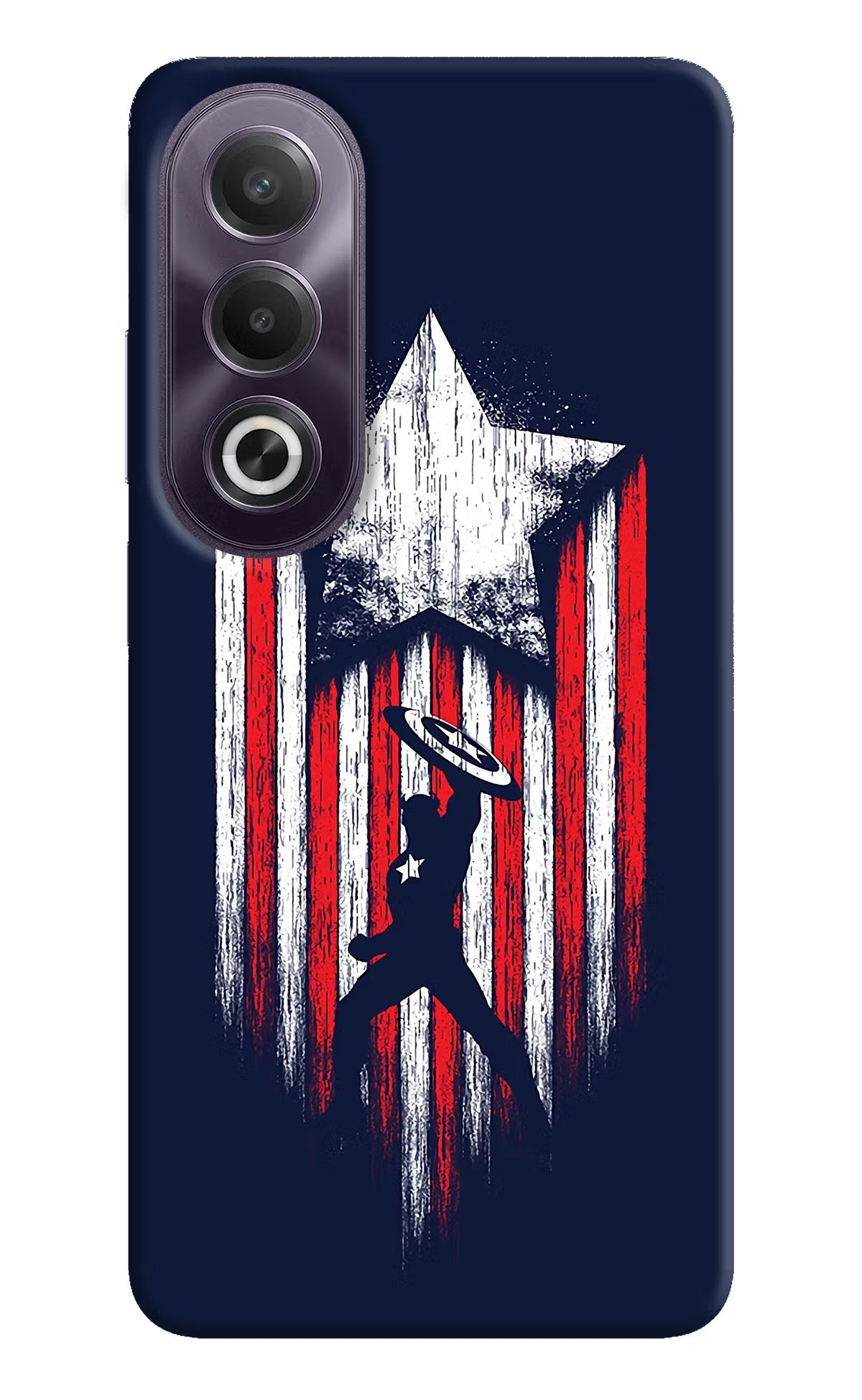 Captain America Marvel Art OPPO K12x Hard Case Back Cover by Casekaro