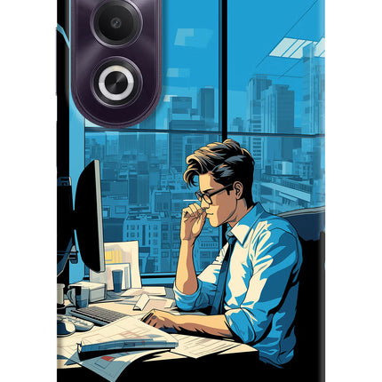 Focused Hustler (AI Generated) OPPO K12x Hard Case Back Cover by Casekaro