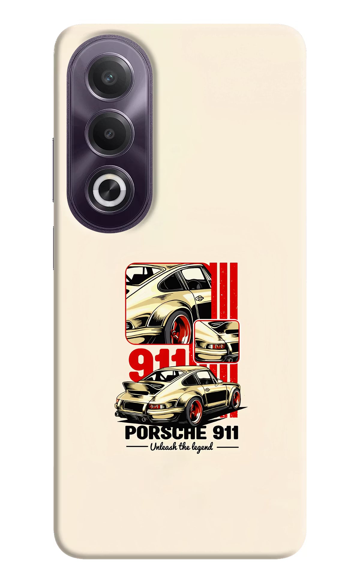 Classic Porsche 911 OPPO K12x Hard Case Back Cover by Casekaro