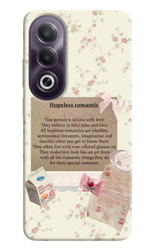 Hopeless Romantic OPPO K12x Hard Case Back Cover by Casekaro