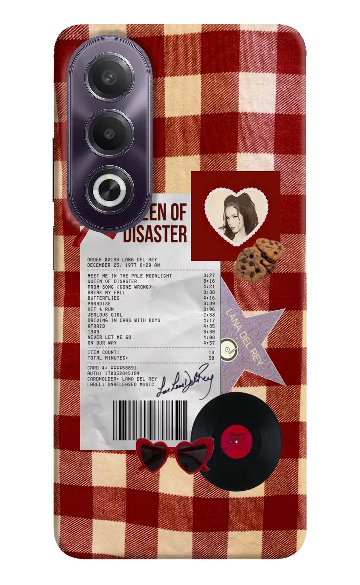 Queen of Disaster OPPO K12x Hard Case Back Cover by Casekaro