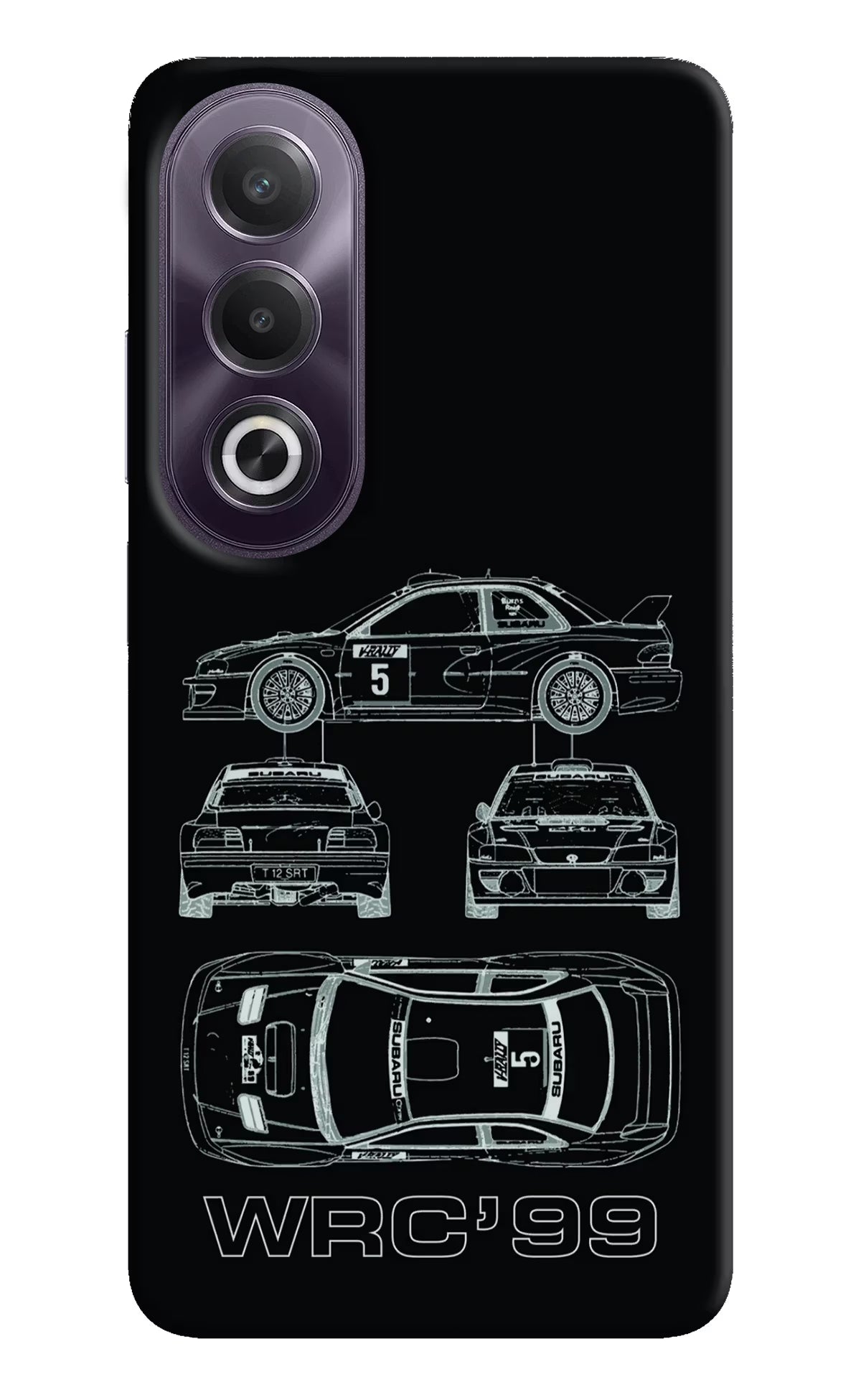 WRC'99 OPPO K12x Hard Case Back Cover by Casekaro