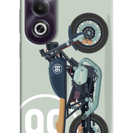 Classic Cafe Racer 99 OPPO K12x Hard Case Back Cover by Casekaro