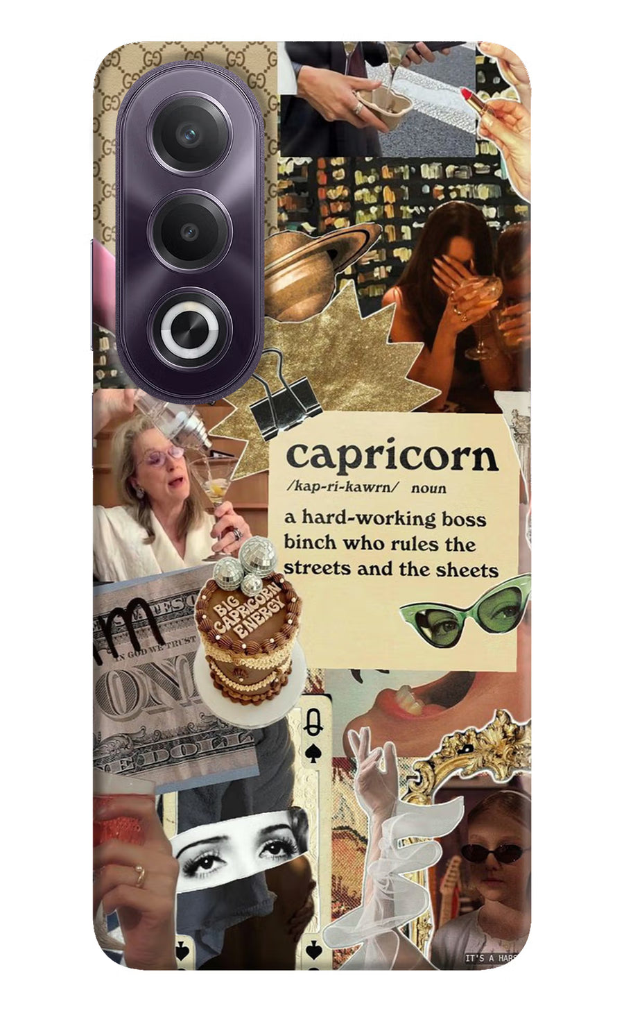 Capricorn Zodiac OPPO K12x Back Cover, Hard case