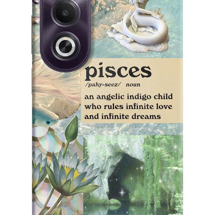 Pisces Zodiac OPPO K12x Hard Case Back Cover by Casekaro