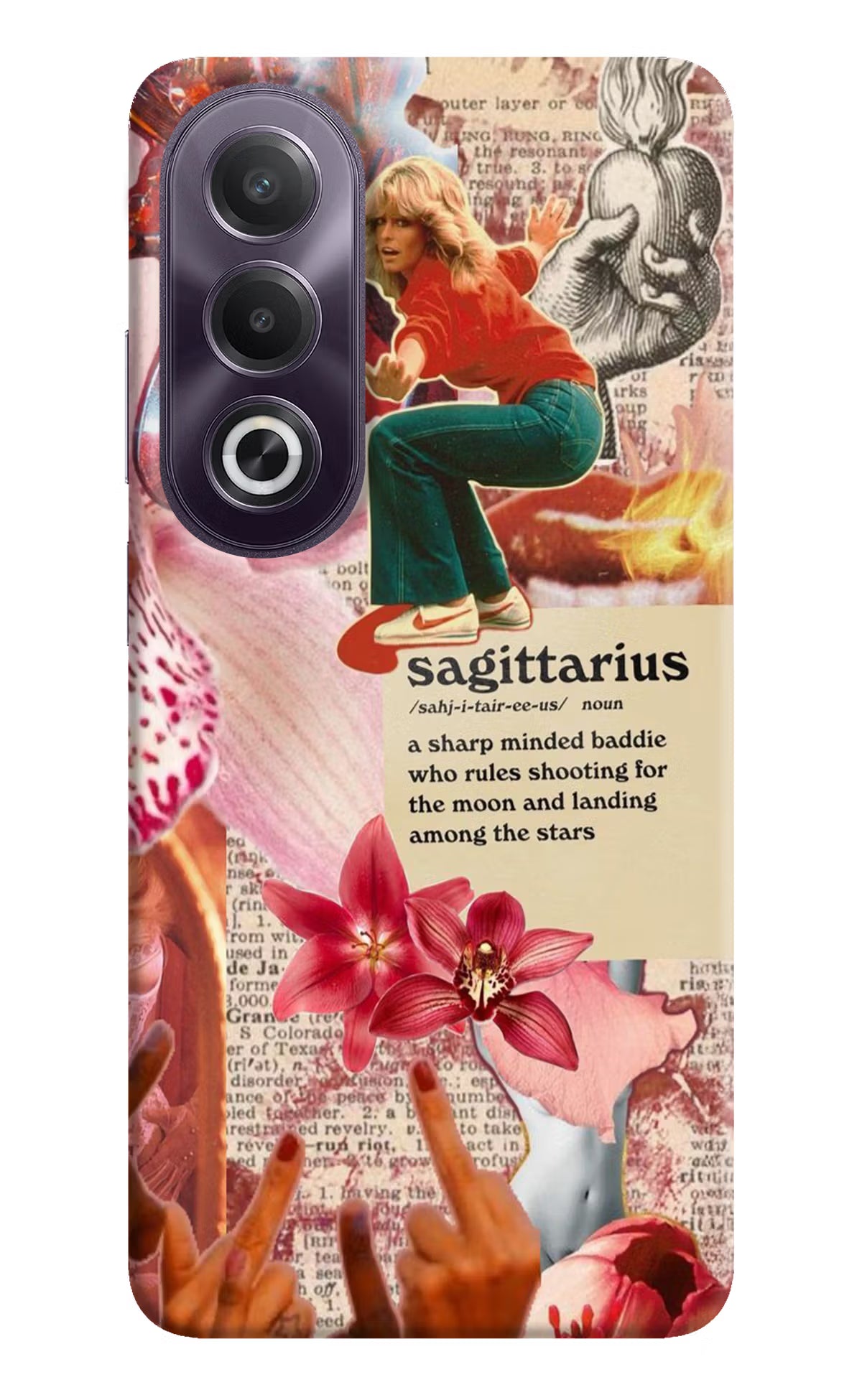 Sagittarius Zodiac OPPO K12x Hard Case Back Cover by Casekaro