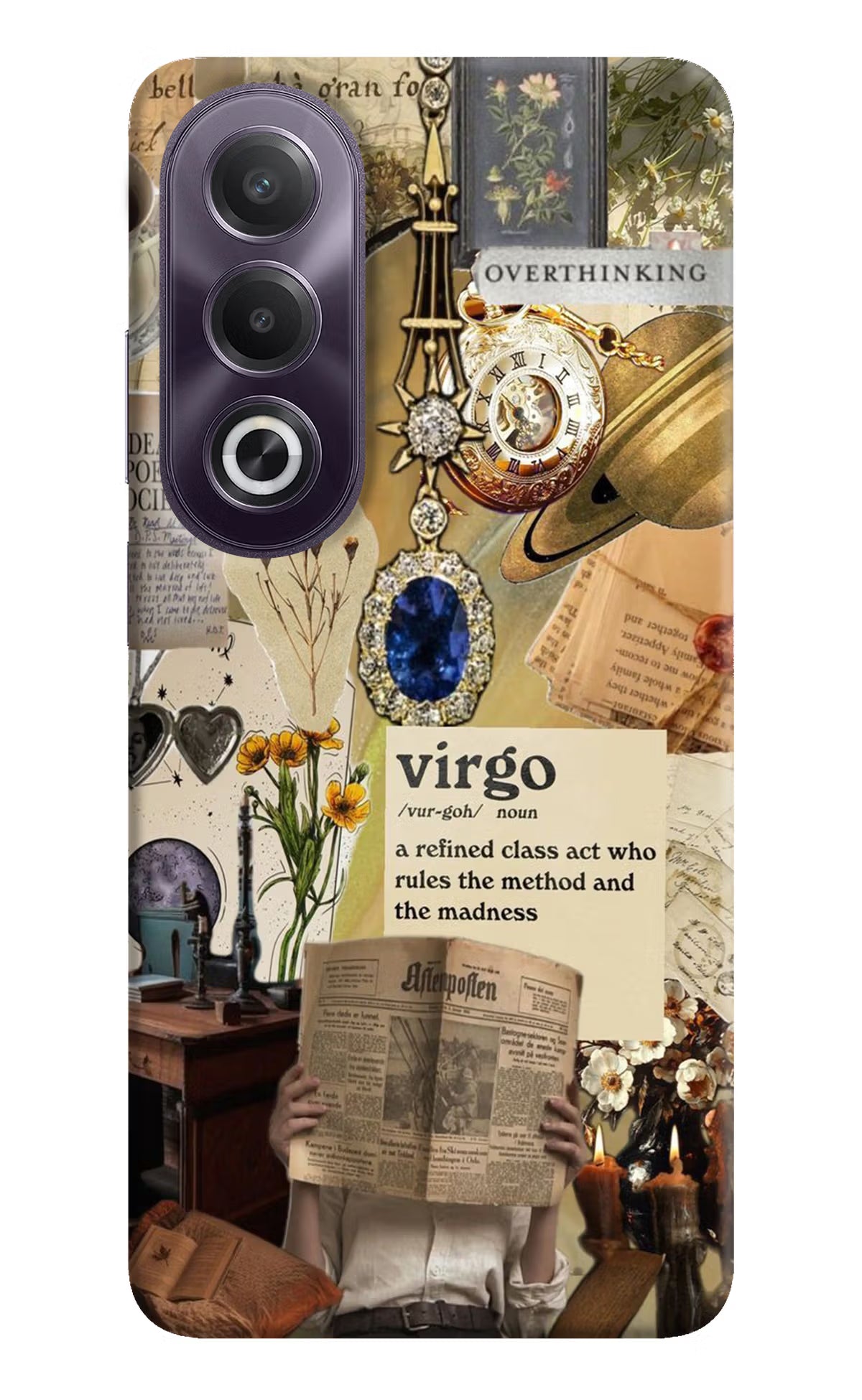 Virgo Zodiac OPPO K12x Hard Case Back Cover by Casekaro