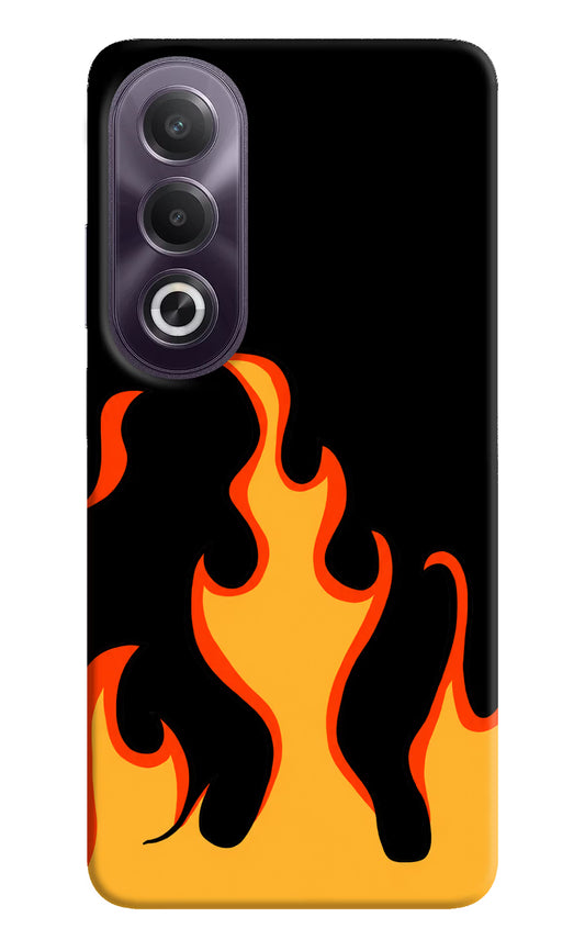 Fired Up – Black OPPO K12x Hard Case Back Cover by Casekaro
