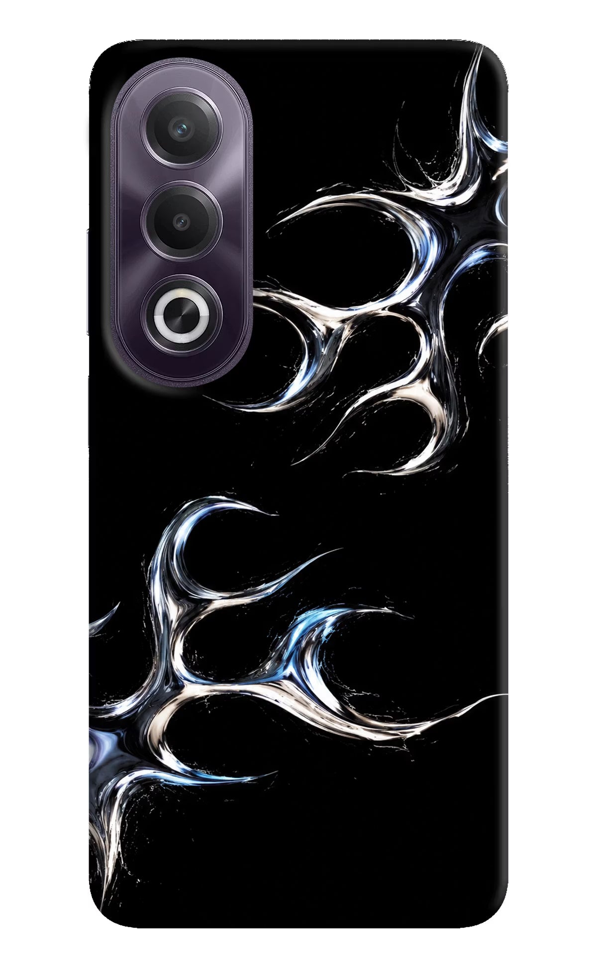 Chrome Tribal OPPO K12x Hard Case Back Cover by Casekaro