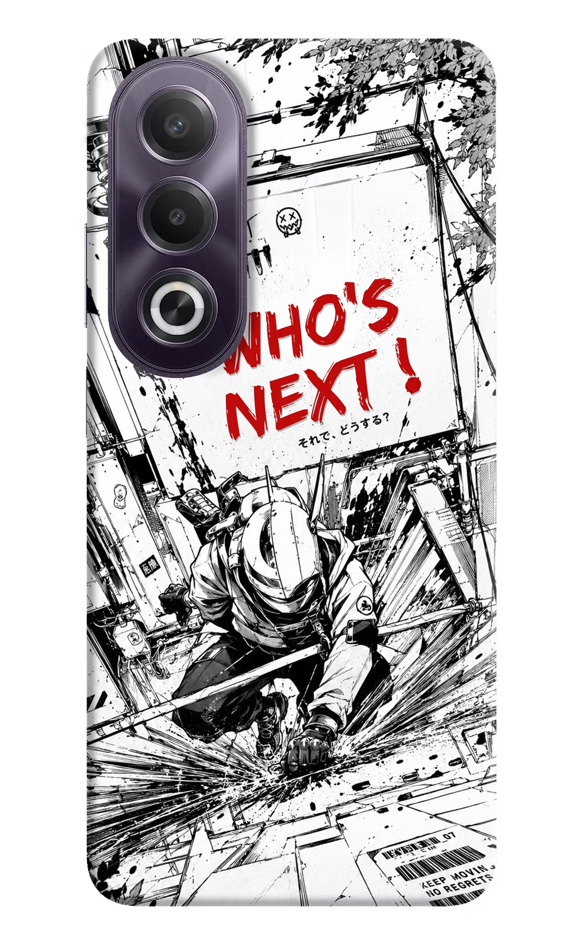 Who's Next OPPO K12x Hard Case Back Cover by Casekaro