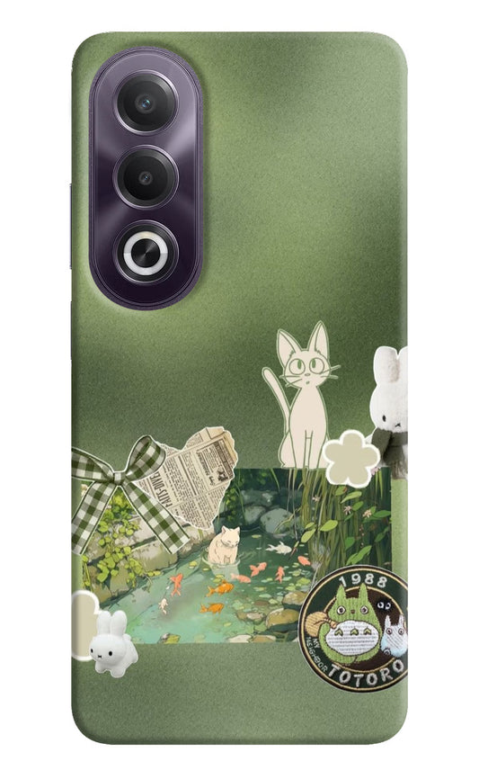 Aesthetic anime OPPO K12x Hard Case Back Cover by Casekaro