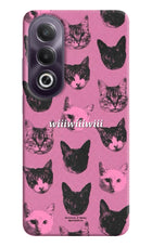 Pink Cats OPPO K12x Hard Case Back Cover by Casekaro