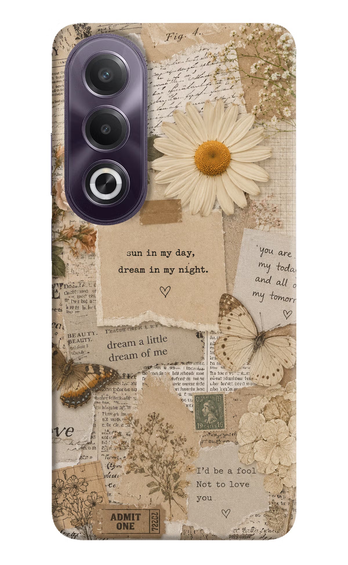 Vintage case OPPO K12x Back Cover