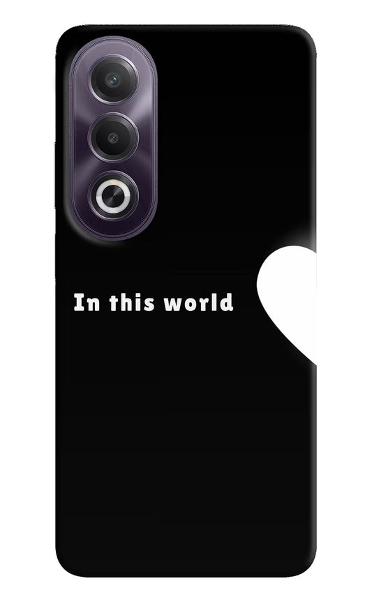 This World OPPO K12x Hard Case Back Cover by Casekaro