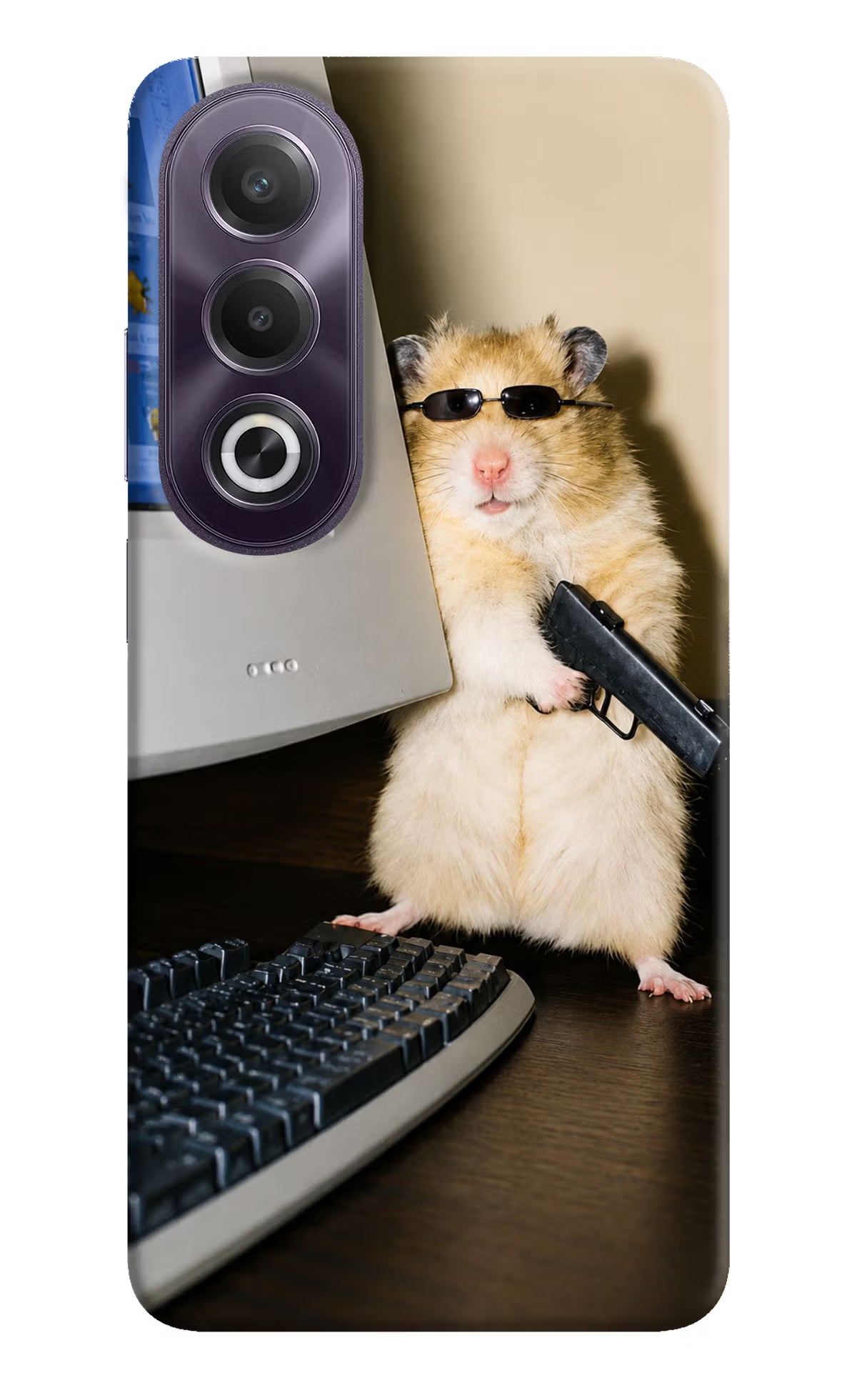 Hacker Hamster OPPO K12x Back Cover
