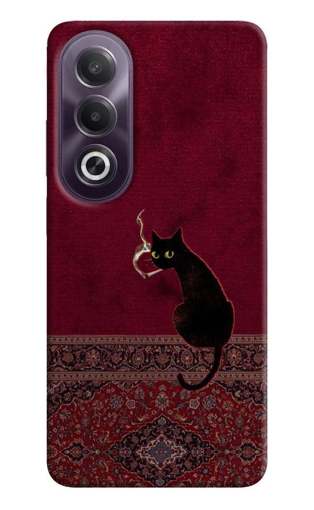 Midnight Cat OPPO K12x Hard Case Back Cover by Casekaro