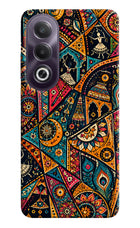 Folk Print OPPO K12x Hard Case Back Cover by Casekaro