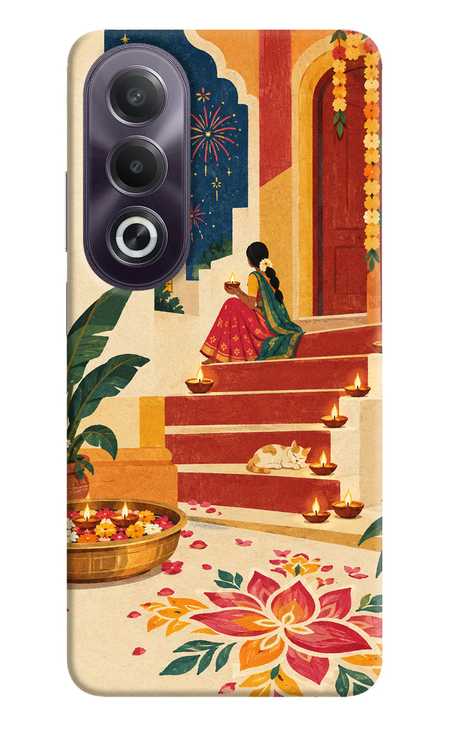 Diwali Rangoli OPPO K12x Hard Case Back Cover by Casekaro
