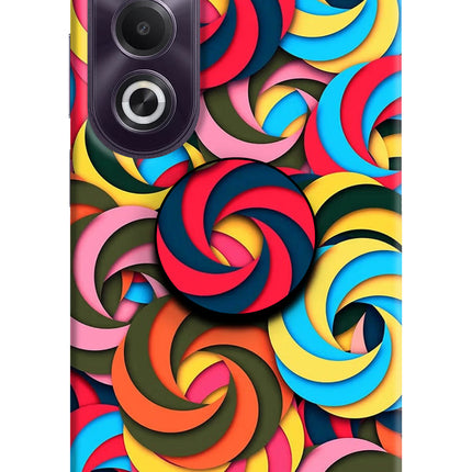 Spiral Pattern OPPO K12x Pop Case by Casekaro