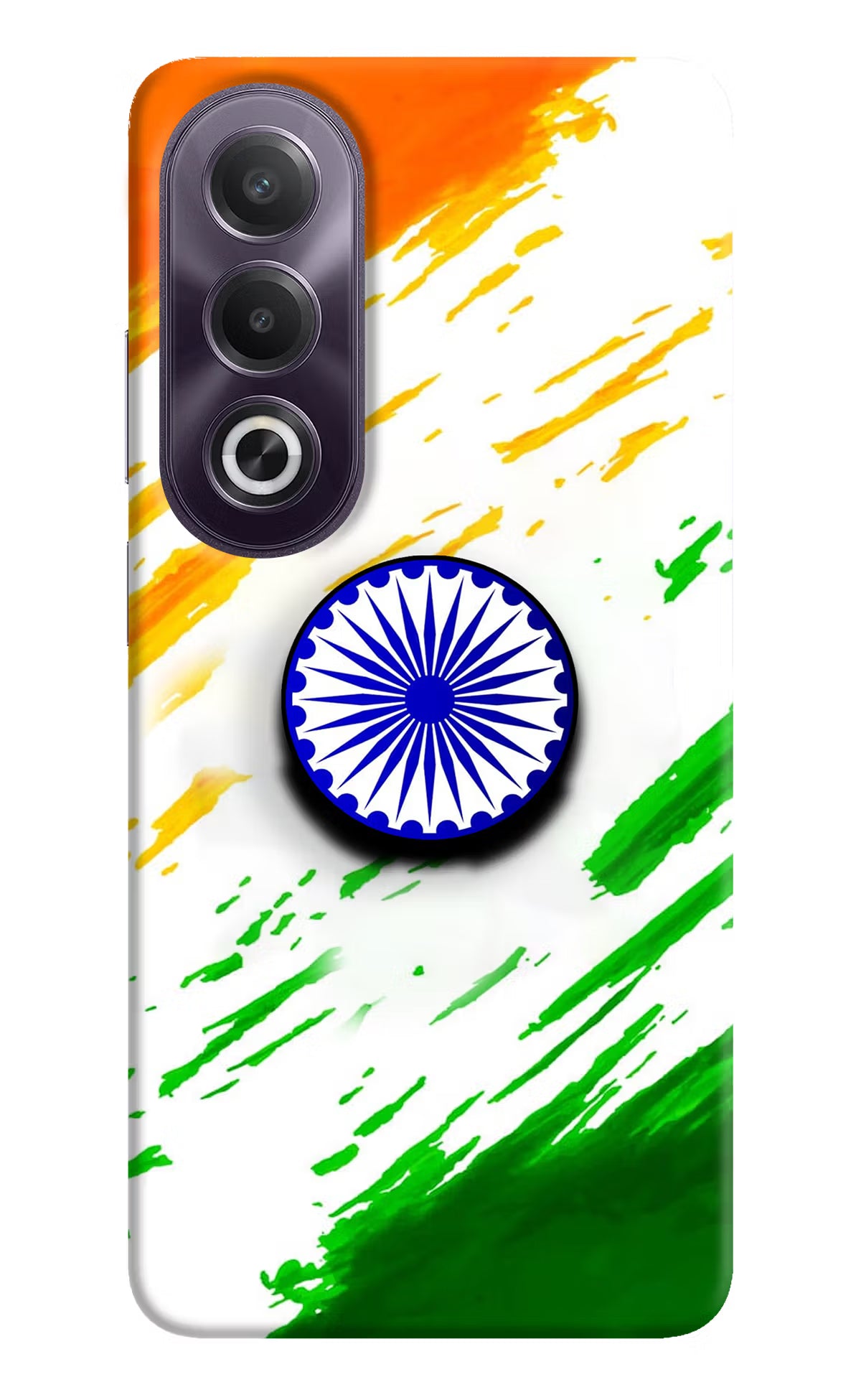 Indian Flag Ashoka Chakra OPPO K12x Pop Case by Casekaro