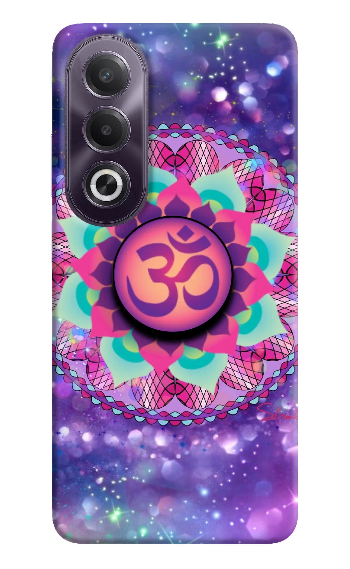 Om Purple OPPO K12x Pop Case by Casekaro