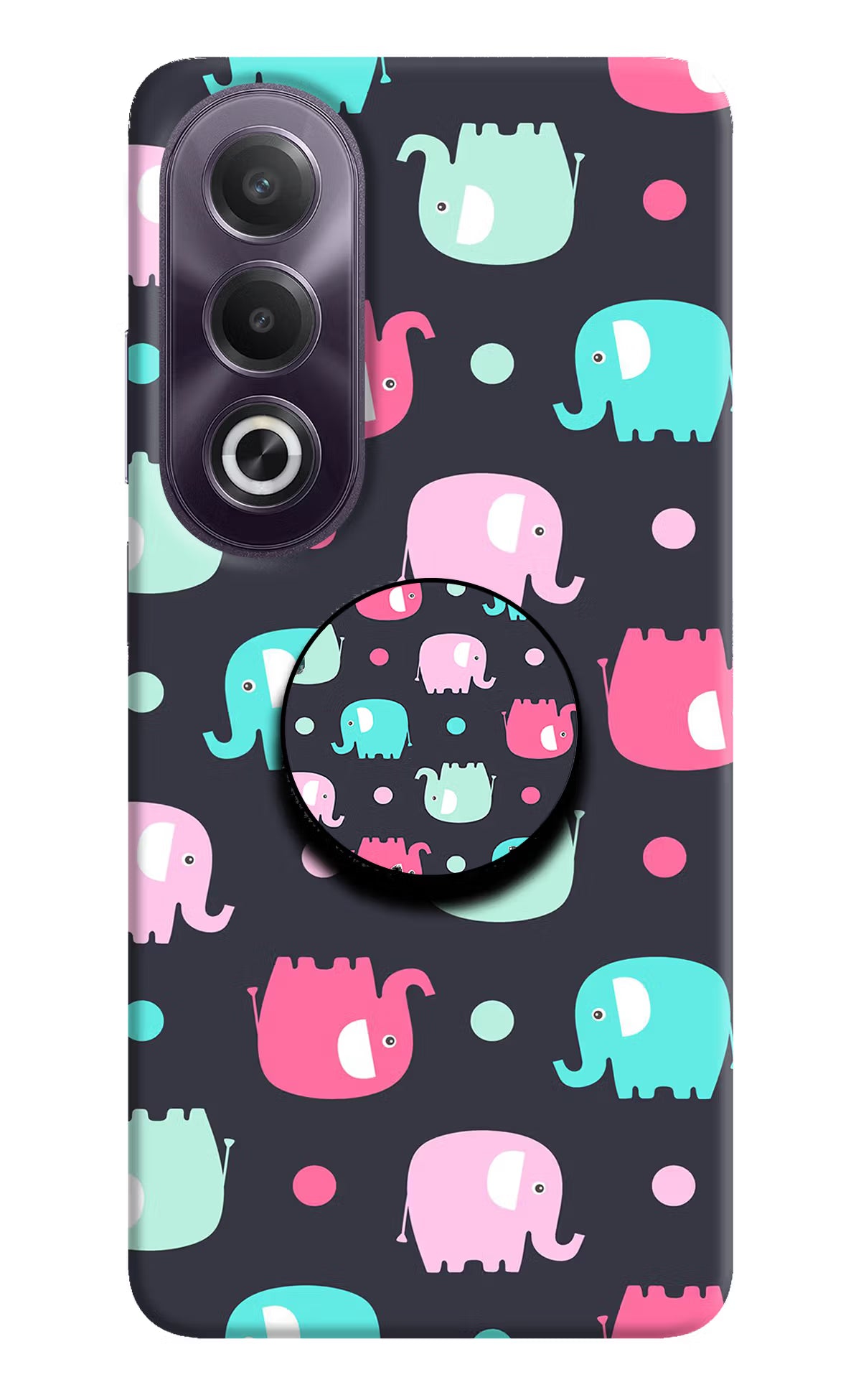 Baby Elephants OPPO K12x Pop Case by Casekaro