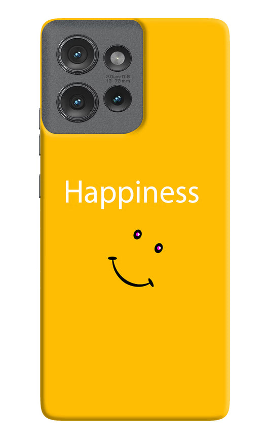 Happiness With Smiley Moto Edge 50 Hard Case Back Cover by Casekaro