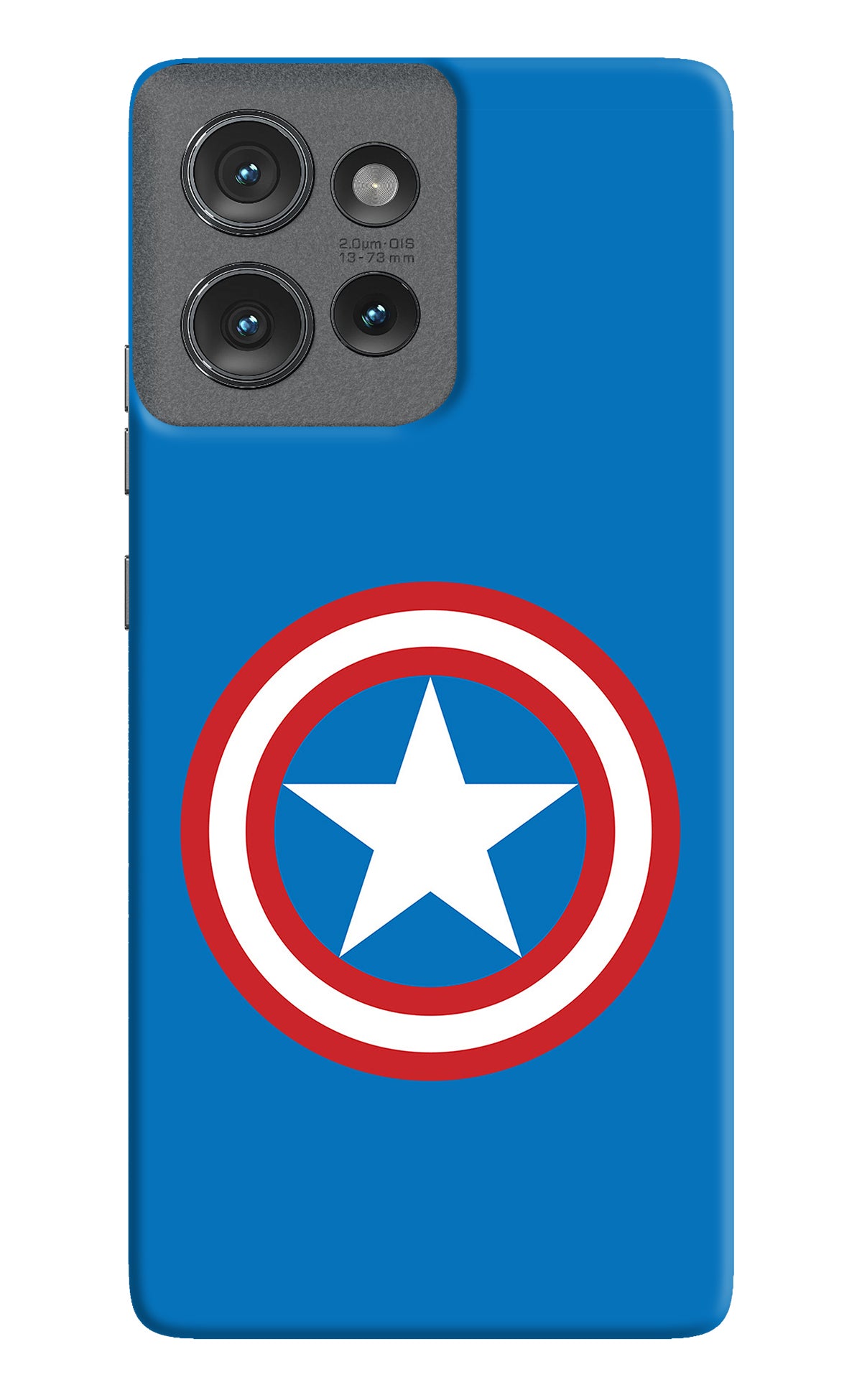 Captain America Logo Moto Edge 50 Back Cover