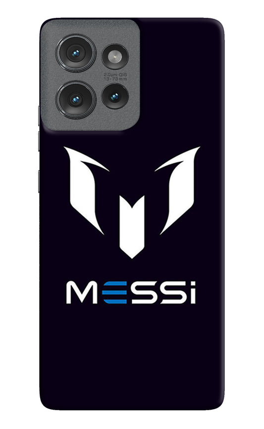 Messi Logo Moto Edge 50 Back Cover