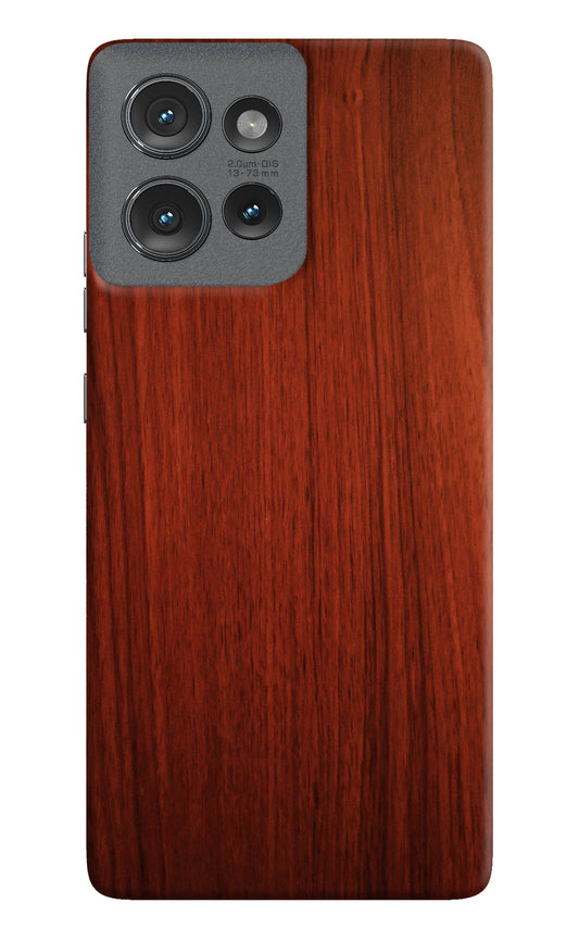 Wooden Plain Pattern Moto Edge 50 Back Cover