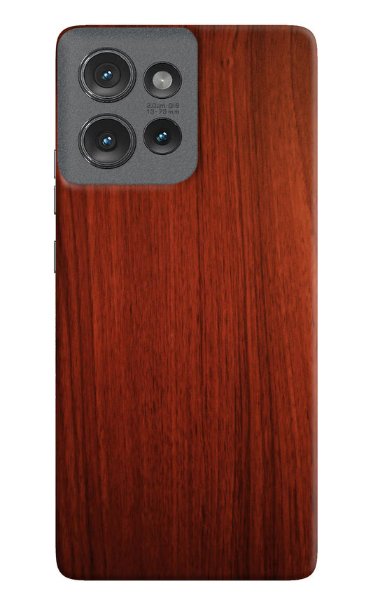 Wooden Plain Pattern Moto Edge 50 Hard Case Back Cover by Casekaro