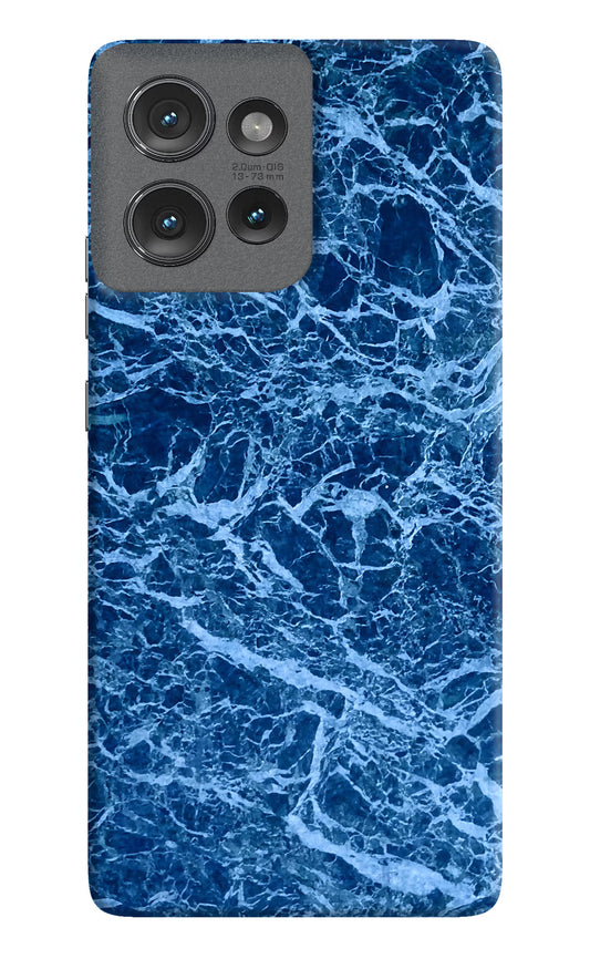 Blue Marble Moto Edge 50 Hard Case Back Cover by Casekaro