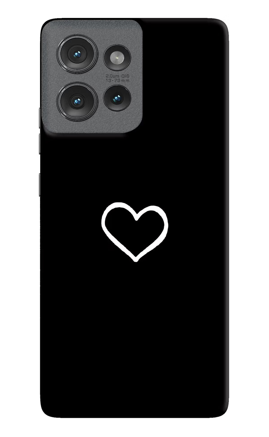 Heart Moto Edge 50 Back Cover, Hard case