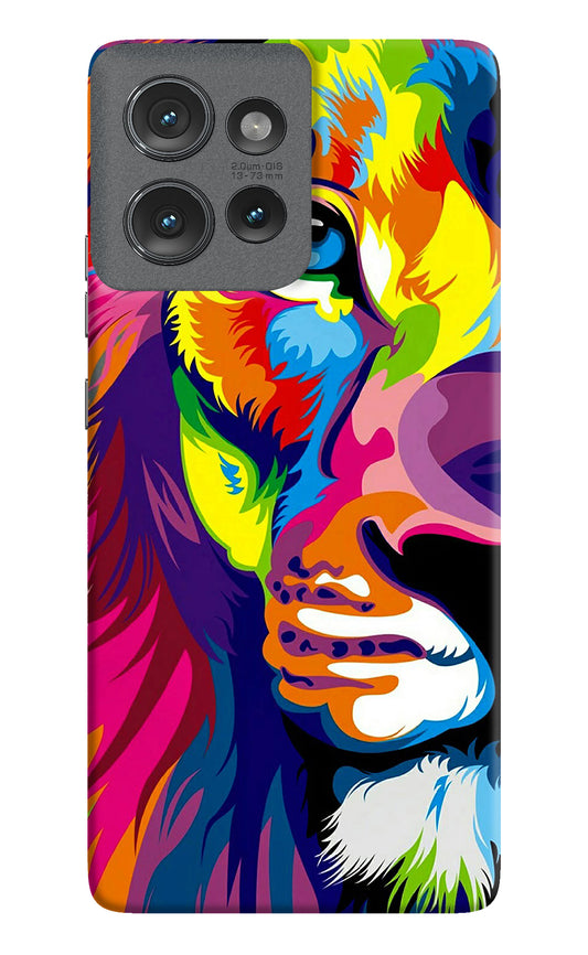 Lion Half Face Moto Edge 50 Back Cover