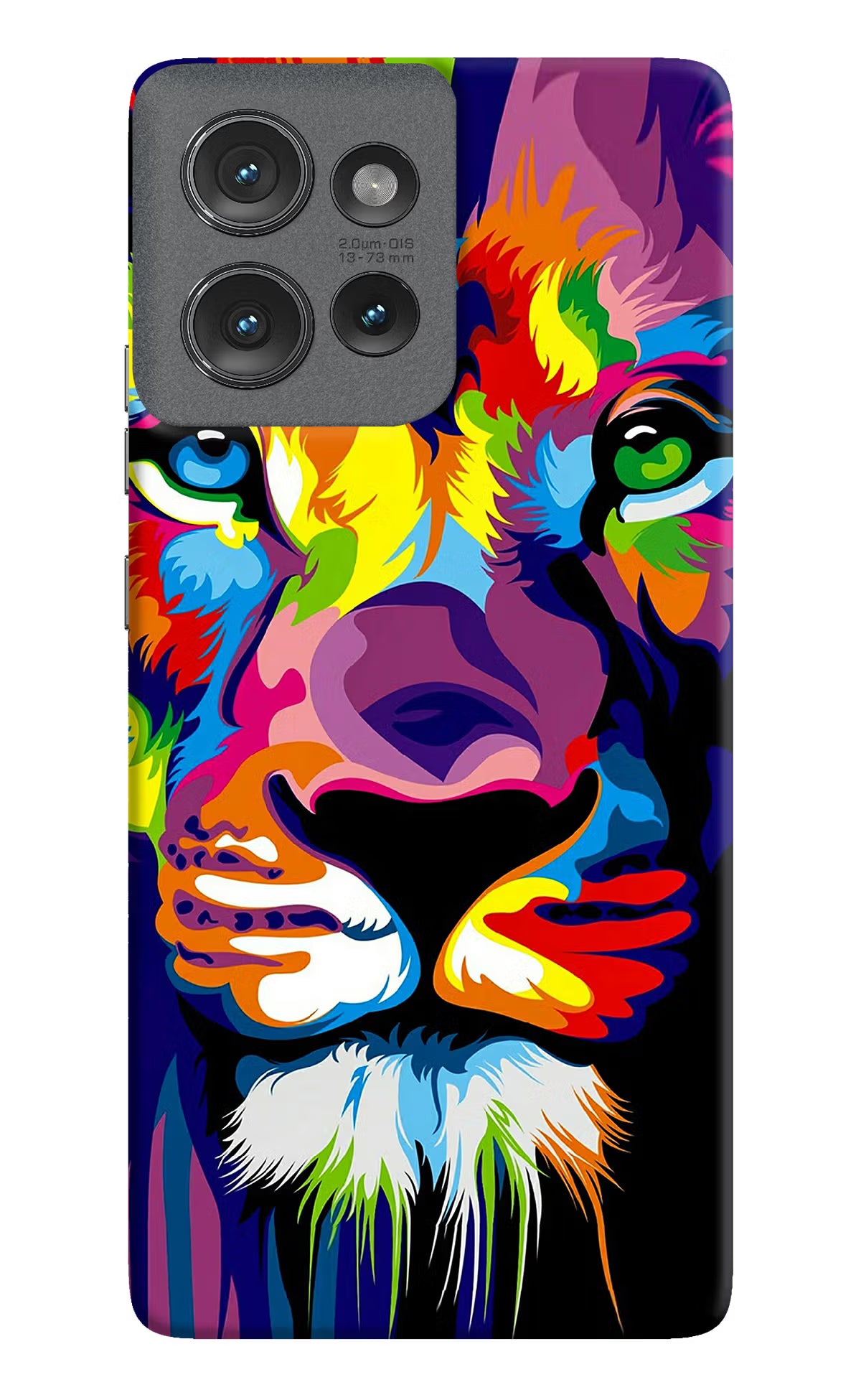Lion Moto Edge 50 Hard Case Back Cover by Casekaro