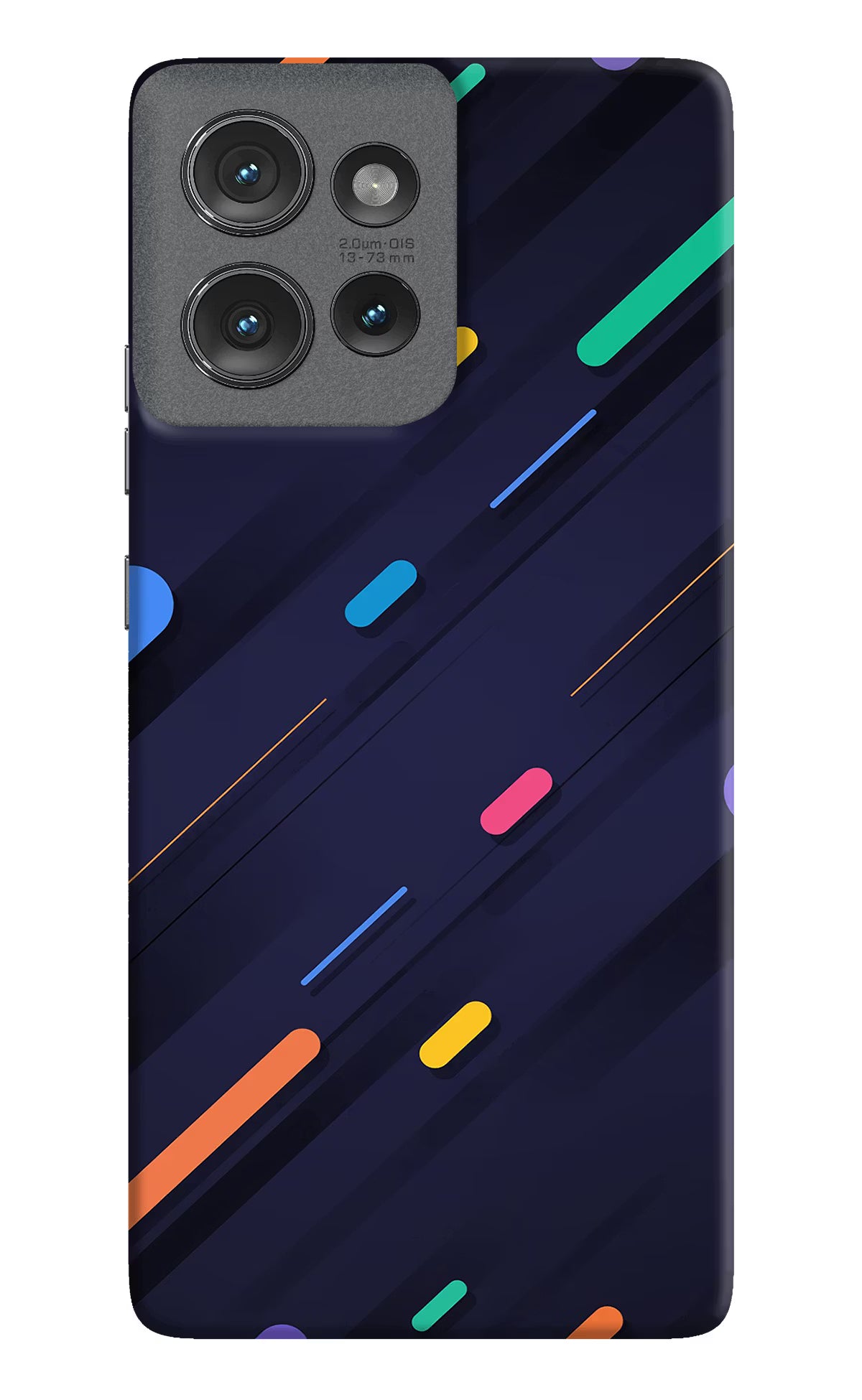 Abstract Design Moto Edge 50 Hard Case Back Cover by Casekaro