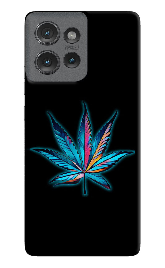 Weed Moto Edge 50 Hard Case Back Cover by Casekaro