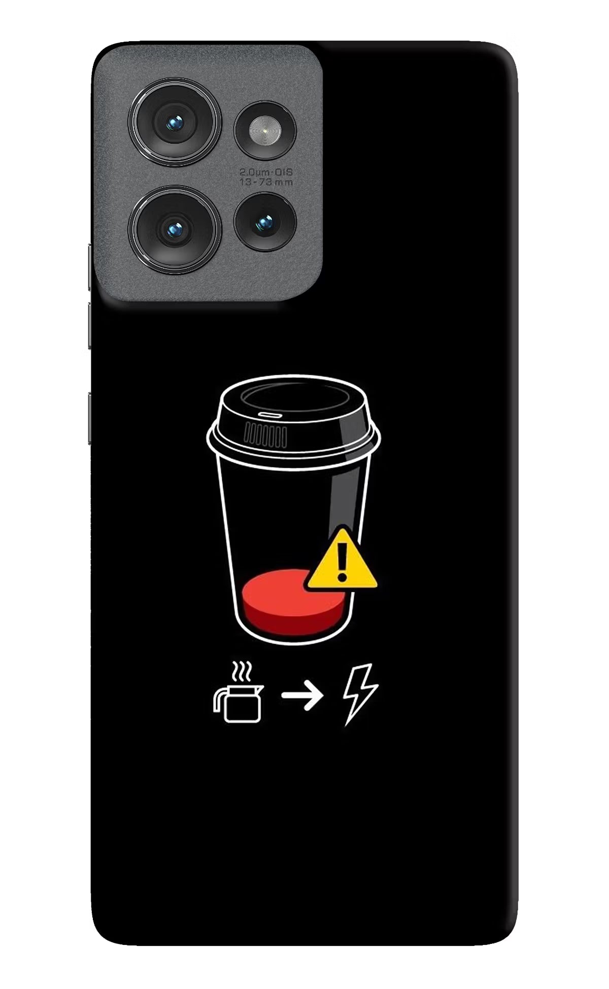 Coffee Moto Edge 50 Hard Case Back Cover by Casekaro